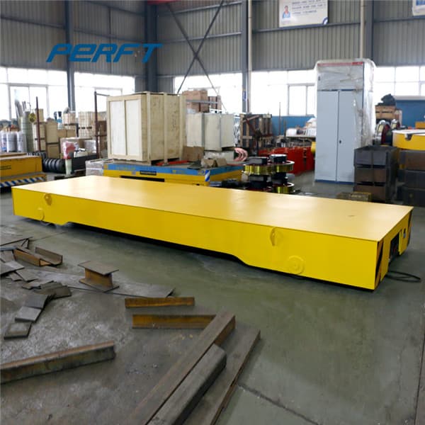 120 Tons Electric Flat Cart For Coils Material Foundry Plant